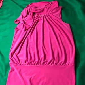 Pink with with Neck tie by Jasommamaxwell